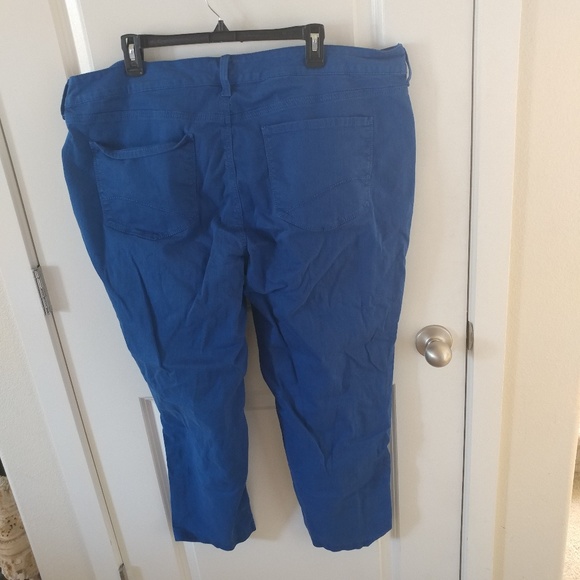 NYDJ bright Blue Ankle Jeans size 22W - Picture 4 of 7